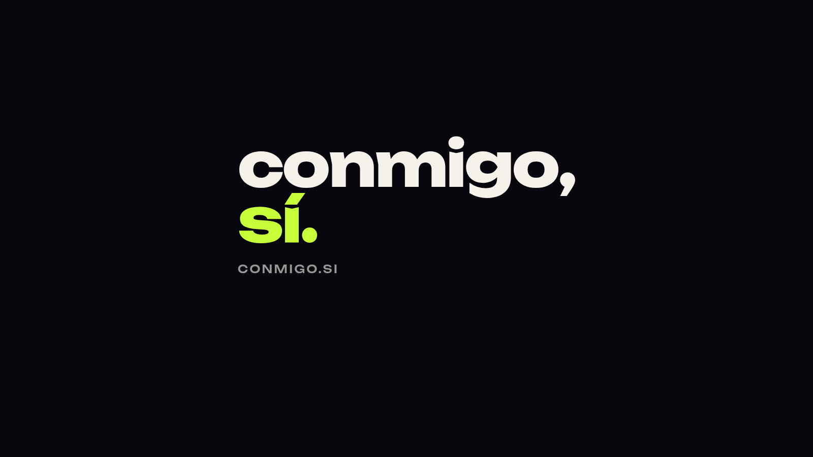 Presentamos conmigo, sí.: tu tienda, en la conversación